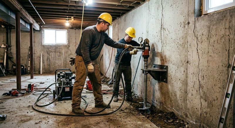 Basement Stabilization in Castro Valley, CA