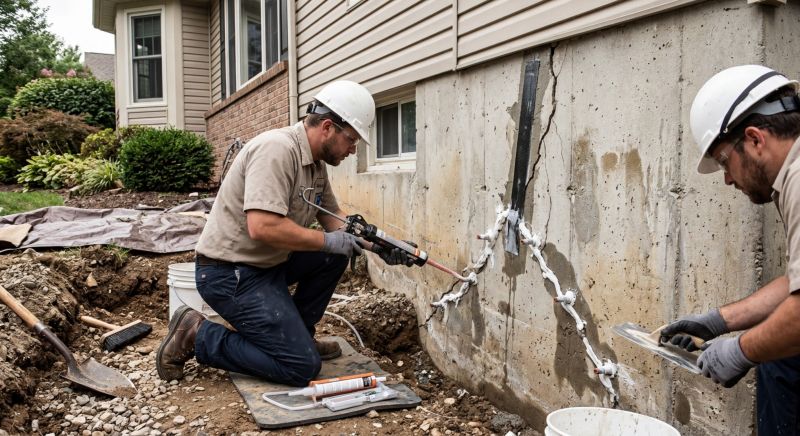 Cracked Foundation Repair in Half Moon Bay, CA