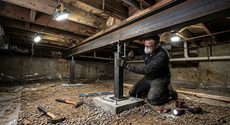 Crawlspace Structural Repair in Castro Valley, CA