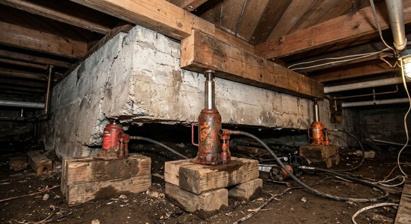 Foundation Jacking in Brisbane, CA
