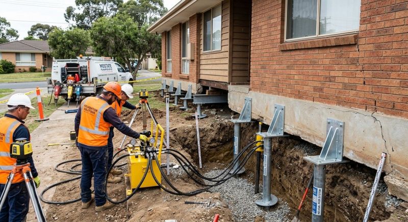 Foundation Jacking in Burlingame, CA