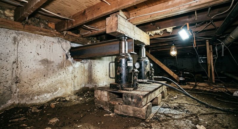 Foundation Jacking in Martinez, CA