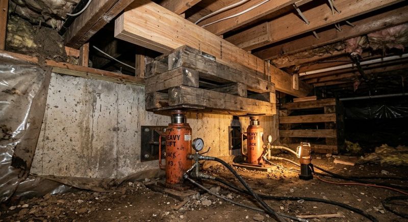 Foundation Jacking in Pacifica, CA