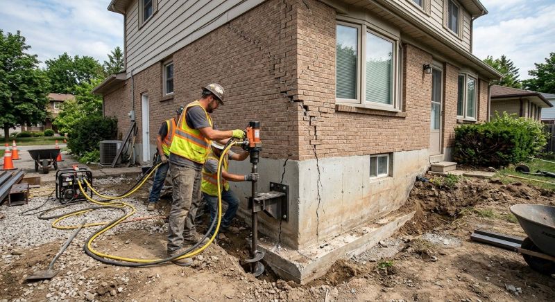 Foundation Lifting in Martinez, CA
