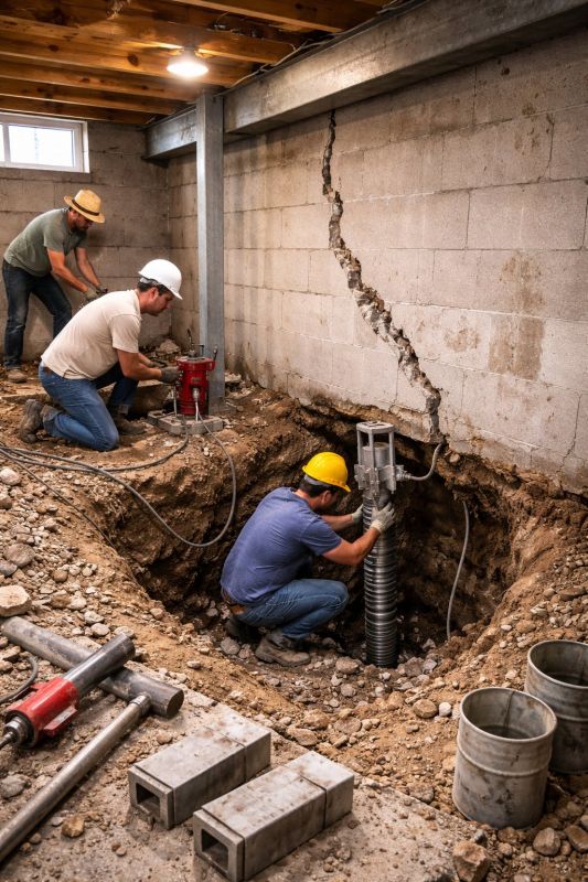 Foundation Structural Repair in Martinez, CA