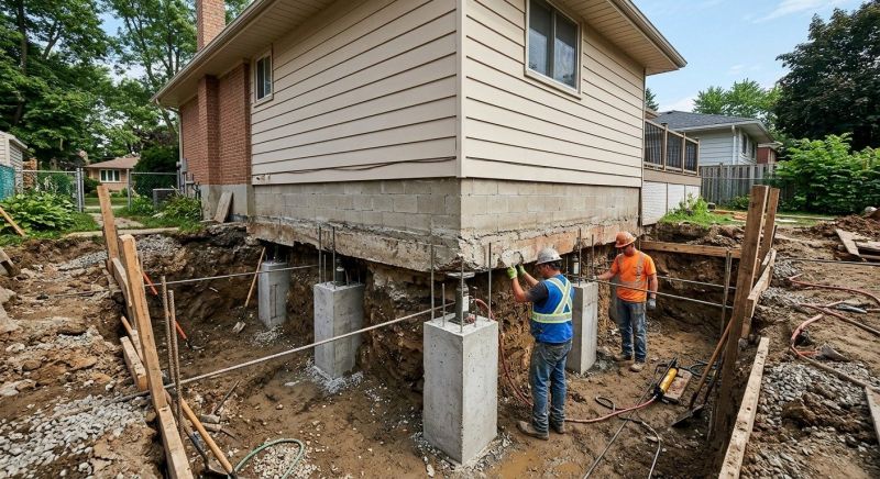Foundation Underpinning in Castro Valley, CA