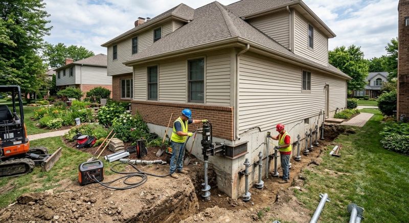 Helical Piers Installation in Castro Valley, CA