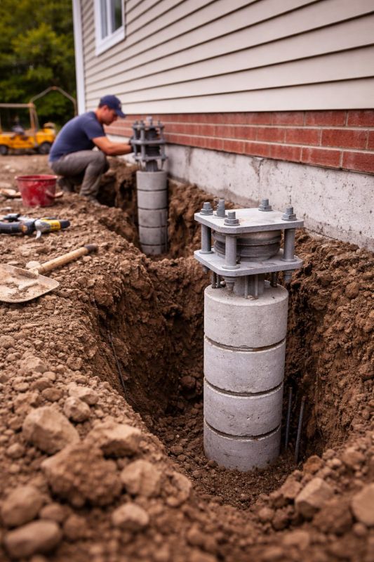Helical Piers Installation in Castro Valley, CA