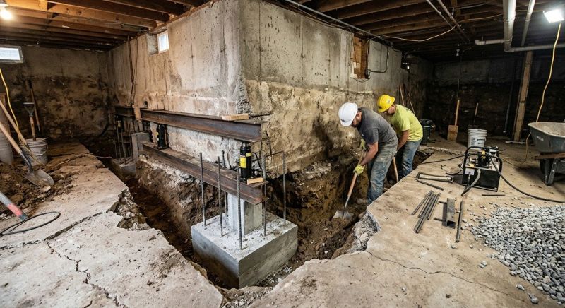 House Underpinning in Castro Valley, CA