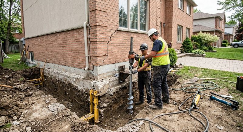 Sinking Foundation Repair in Concord, CA