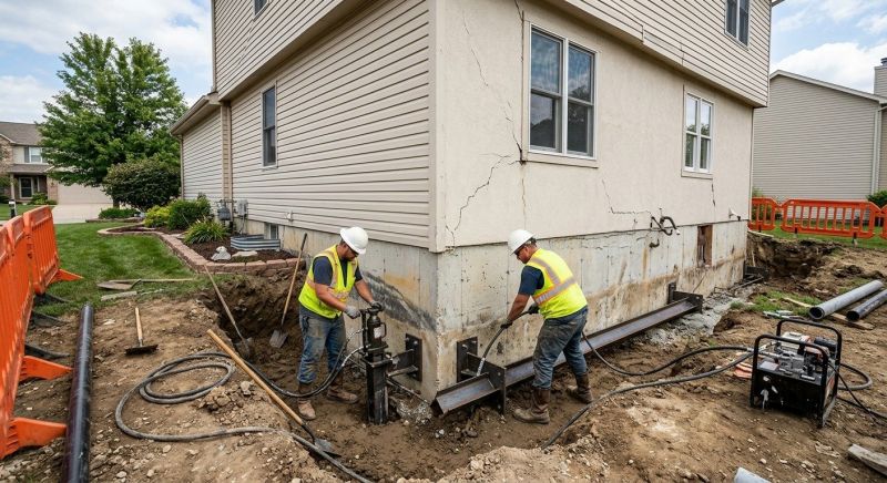 Sinking Foundation Repair in Danville, CA