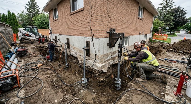 Sinking Foundation Repair in Pittsburg, CA