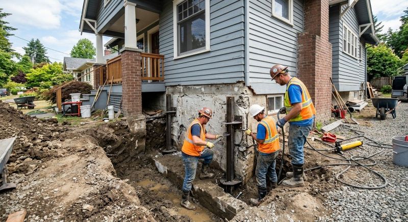 Sinking Foundation Repair in San Lorenzo, CA