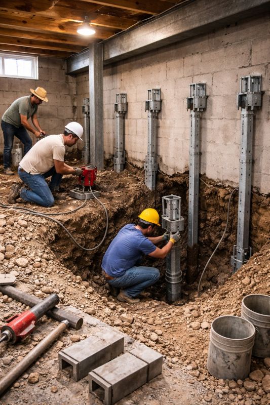 Structural Underpinning in Castro Valley, CA