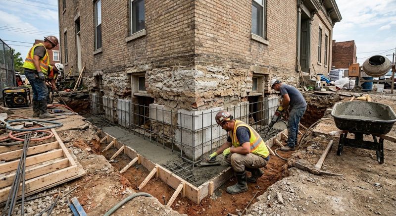 Underpinning Repair in Castro Valley, CA